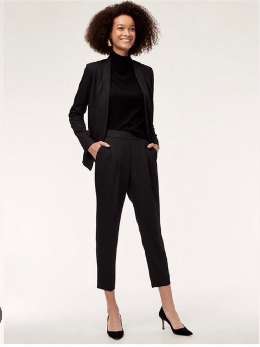 Aritzia Babaton Black Cohen Pants